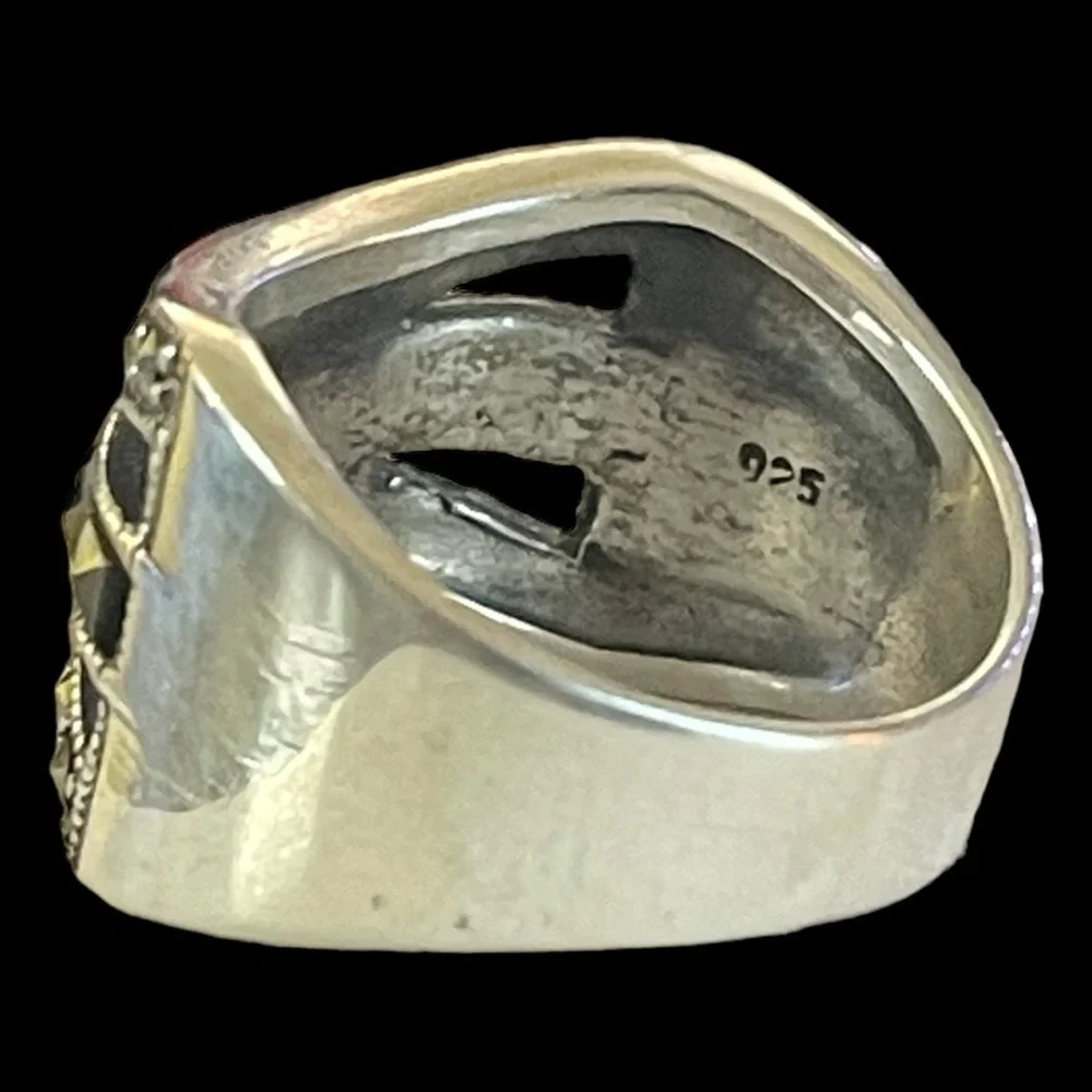 Sterling Silver Marcasite Ring (7.5)